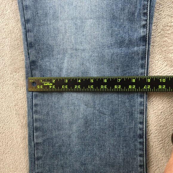 NWT Risen Jeans Womens Felecia Jeans Size 2XL High Rise Straight Leg Blue Denim - Picture 5 of 16